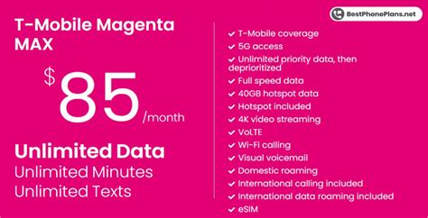 T-Mobile Magenta MAX Plan: Details, Price & Features