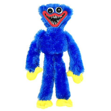 Buy 15.7-inch Poppy Playtime Huggy wuggy Plush Blue Cartoon Plush Toy Horror Game Plush Doll ...