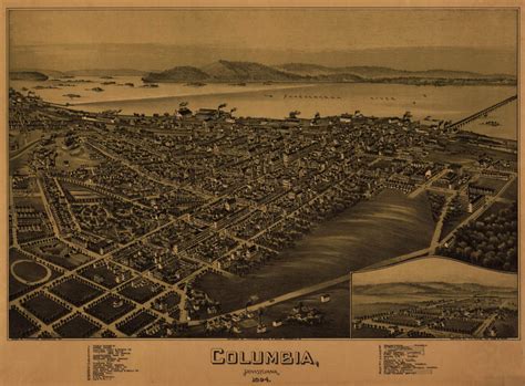 Historic Map - Columbia, PA - 1894 | World Maps Online