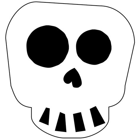 Skull Template Printable