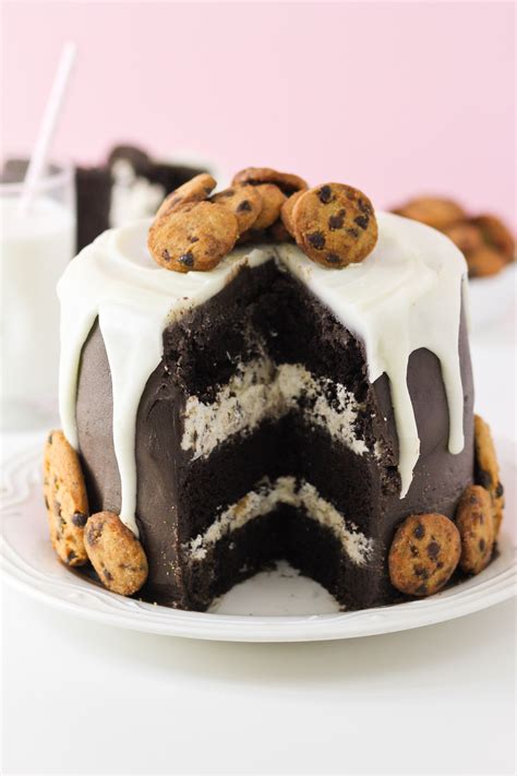 Milk and Cookies Cake - Confessions of a Cookbook Queen | Recipe | Specialty cakes, Cookie cake ...