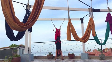 The Power of Aerial Yoga Inversions - YouTube