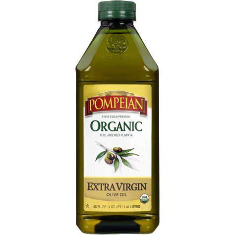 Pompeian Organic Extra Virgin Olive Oil 48 Fl Oz - Walmart.com - Walmart.com