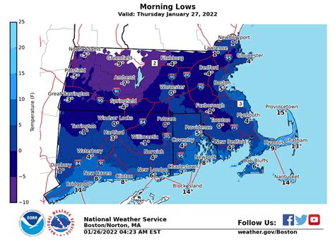 Massachusetts temperatures could drop as low as 9 degrees below zero Wednesday night - masslive.com