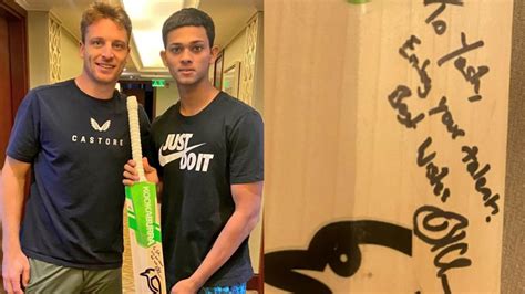 'Enjoy your talent': Jos Buttler gives Yashasvi Jaiswal special gift before returning home after ...