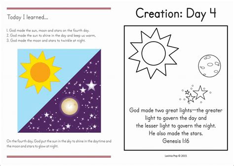 Sunday School Creation: Sun, Moon and Stars - In My World