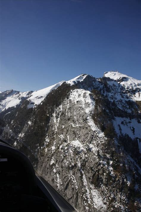 Aerial View Swiss Alps stock photo. Image of mountains - 13447490