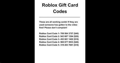 [100% Working] Roblox Gift Card Codes 2020