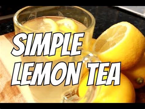 How To Make Simple Honey & Lemon Tea - Recipe By | Chef Ricardo Cooking - YouTube