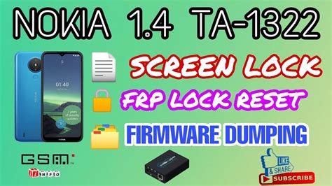 NOKIA 1.4 TA-1322 / I.S.P PIN OUT / HARD RESET / SCREEN / FRP LOCK REMOVE / F.W READ 🎊 MEDUSA ...