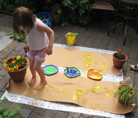 Outdoor messy play - NurtureStore