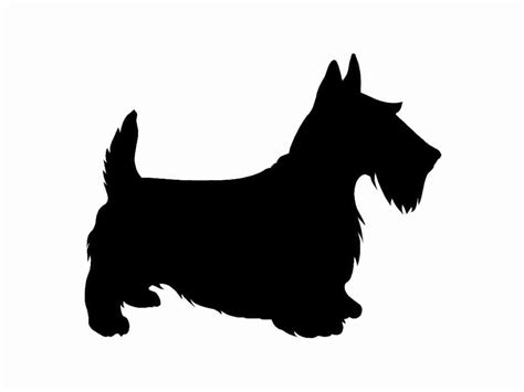 Scottie Dog Silhouette at GetDrawings | Free download