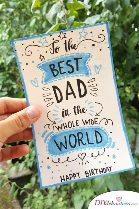 25 Geburtstagsgeschenk für Papa Ideen - Geschenk für Vater der schon alles hat | Idée carte ...