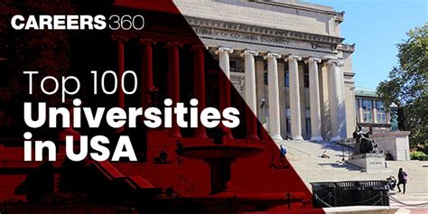 Top 100 Universities in USA 2025: QS, THE and US News Ranking