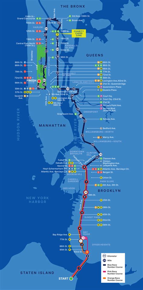 New York City Marathon Map - Camile Violetta