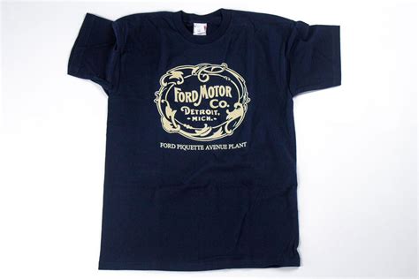 Ford Motor Company Vintage Logo T-Shirt | Ford Piquette Avenue Plant