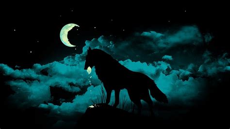 Wolf and Moon Wallpapers - Top Free Wolf and Moon Backgrounds - WallpaperAccess