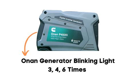 Onan Generator Blinking Light 3, 4, 6 Times (Fixed) - PortablePowerGuides