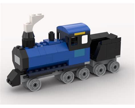 LEGO MOC Steam Locomotive with Tender by Chricki | Rebrickable - Build ...