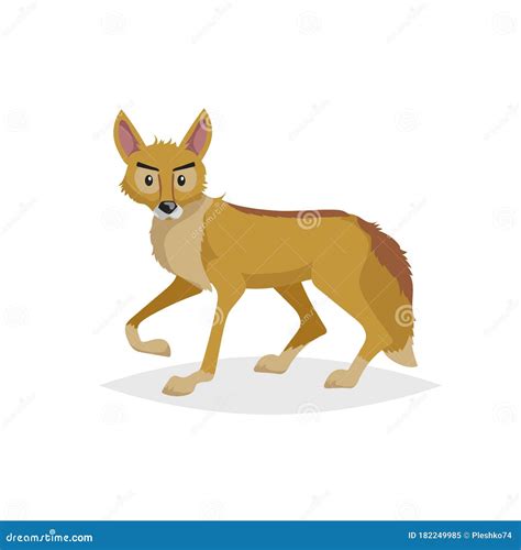 Coyote. Cartoon Vector Illustration | CartoonDealer.com #22214784