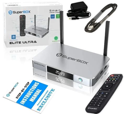 Elite Ultra SuperBox 2024 18 PREMIUM APPS TV SPORTS VOICE REMOTE FAST ...