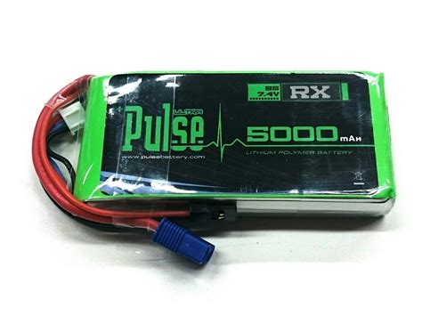 PULSE 5000mAh 2S 7.4V 20C - Receiver Battery - LiPo Battery