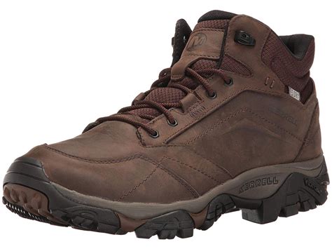 Merrell - Merrell Men's Moab Adventure Mid Waterproof Hiking Boot, Dark ...