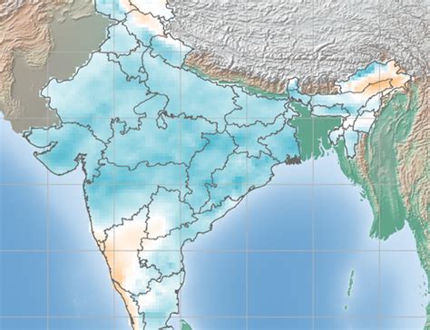 India - Solar Anomaly Map - March 2023 | ArcVera Renewables