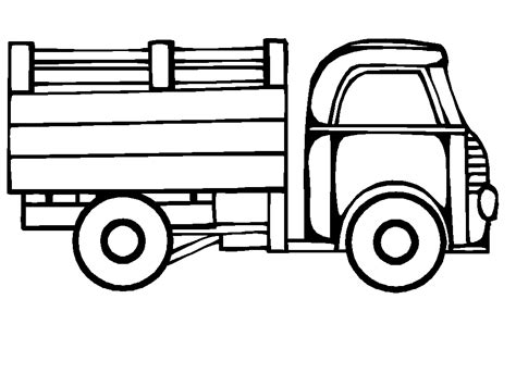 Big Trucks Coloring Pages - Coloring Home