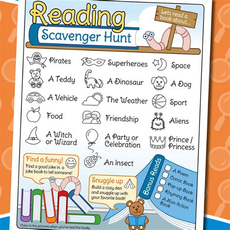 Printable Book Scavenger Hunts This Reading Mama | My XXX Hot Girl