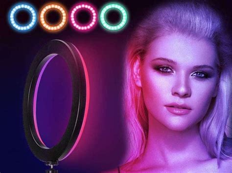 Alogy 10 inch RGB Ring Light for Makeup Photos with Remote Control ...