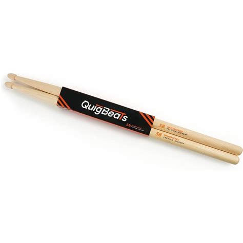 QuigBeats Drum Sticks, Hickory 5B Drumsticks, Drum sticks for Adults ...