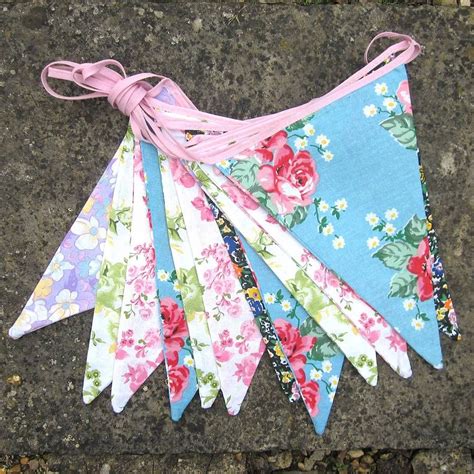 Country Floral Bunting | Bunting, Party bunting, Bunting garland