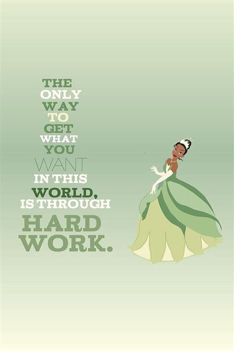 tiana... princess and the frog inspirational quote.. . instant download jpeg | Cute disney ...