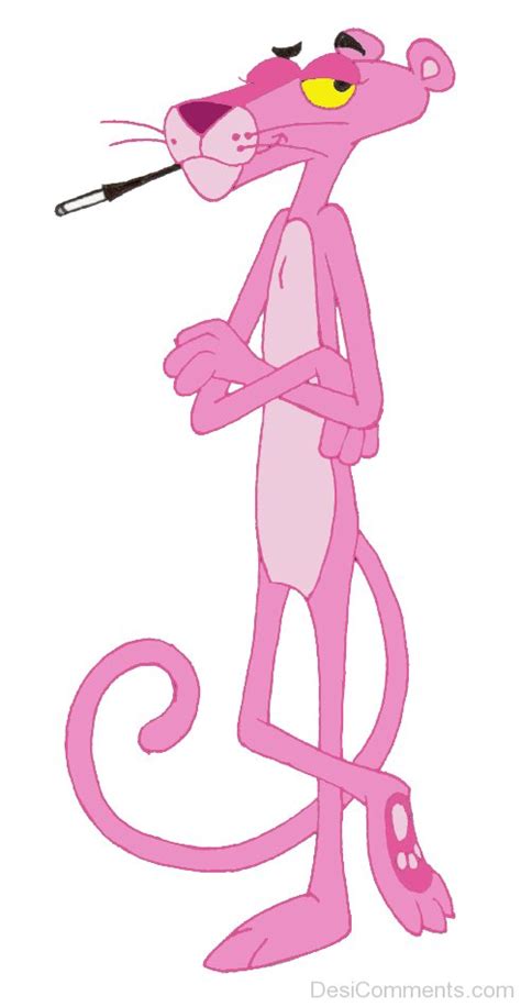 Pink Panther Giving Pose - Desi Comments