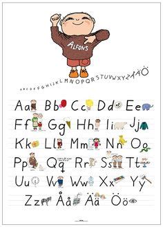 23 The Swedish Alphabet for Kids - Svenska alfabetet ideas | swedish alphabet, alphabet ...