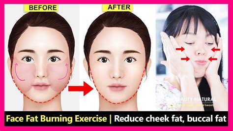 4 Mins Face Fat Burning Exercise | Get rid of Cheek Fat, Buccal Fat ...