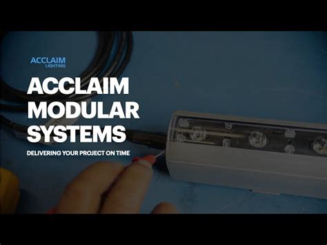 Acclaim Lighting Modular Systems Webinar | EdisonReport.tv