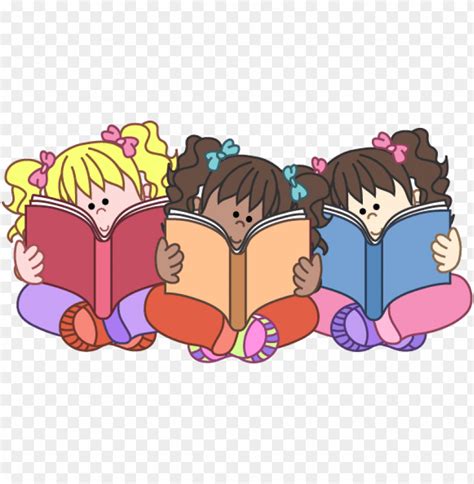 free children read the books clipart image kids reading - reading books clip art PNG image with ...