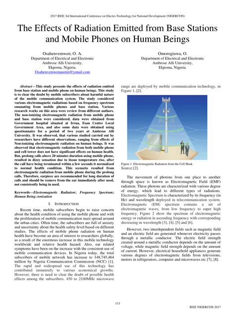 (PDF) The Effects of Radiation Emitted from Base Stations and Mobile ...