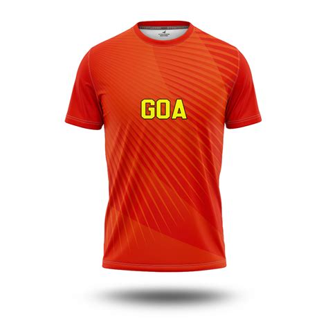 Customised FC Goa Home Jersey | Sizes for Kids to Plus Size Adults ...