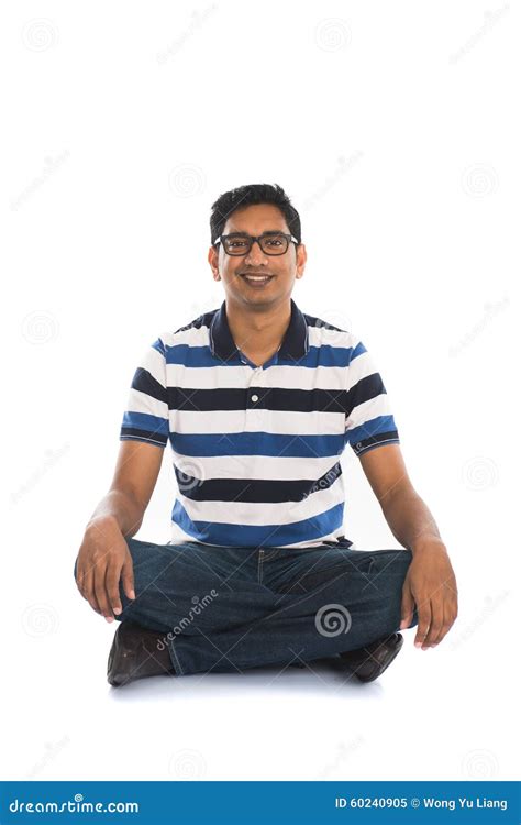 Indian male sitting stock image. Image of jeans, posing - 60240905