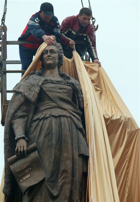 Catherine the Great's statue to be removed from Ukraine's Odessa ...