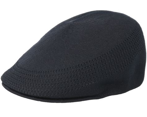 Tropic 507 Ventair Black Flat Cap - Kangol cap - Hatstore.de