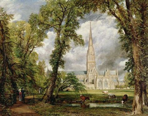 View Of Salisbury Cathedral From The Bishop's Grounds Art Print by John Constable. All prints ...