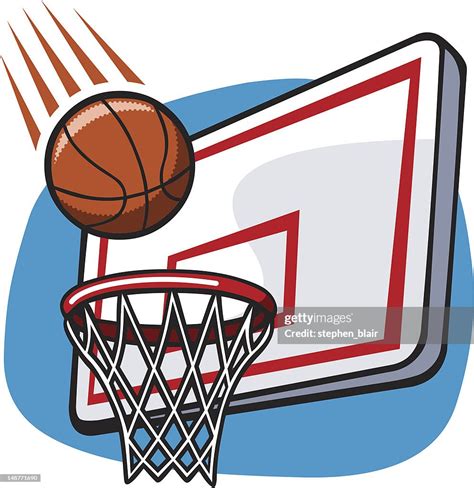 Cartoon Basketball Hoop High-Res Vector Graphic - Getty Images