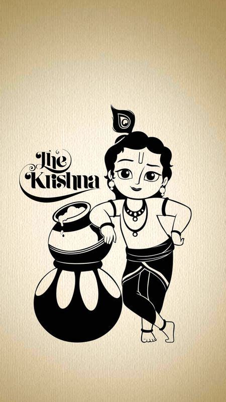 Aggregate more than 68 cartoon sketch of krishna super hot - seven.edu.vn