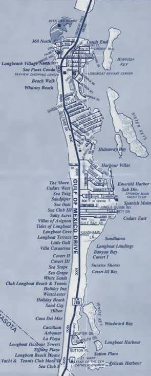 North Longboat Key map and information