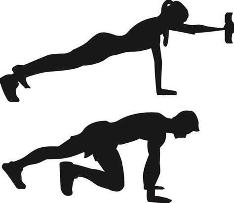 Fitness Silhouette Art for Gym Decor