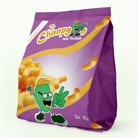 Redesign a Puff Chips Packet into a Cooler one | Product packaging contest